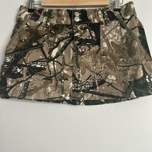 Camo Cargo Skirt